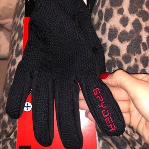 Spyder gloves size large